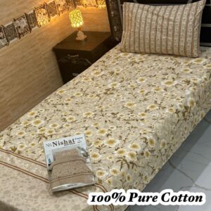 Cotton Bedsheets (single bed)